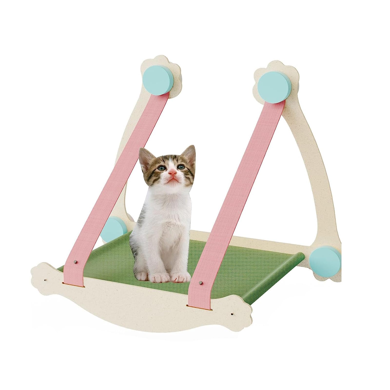 Percha para Ventana De Gato, Ventosas para Asiento De Ventana, Hamaca para Gato Que Ahorra Espacio, Asiento De Descanso para Mascotas, Estantes De Seguridad para Gatos, Hamaca para Gatos