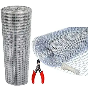 RED WIND Iron Tree Fencing Net/Bird Net 18 Guage HDPE 1 Year Guarantee (4feet Height/5feet Length) UV Stabilized Heavy 800GSM Anti Bird Net with Free 1 Cutter,100 PVC Tags Model NO:18