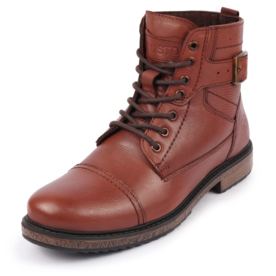fausto Men's Leather Boots-picture-24