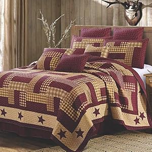 Virahbella2piecefullqueenlodgequiltbeddingsetrusticcountryreversiblecomfortersetwithdecorativepillowshamshomesteadred Urban Country Home Decor Virah bella 2 piece fullqueen lodge quilt bedding set rustic country reversible comforter set with decorative pillow shams homestead red urban country home decor