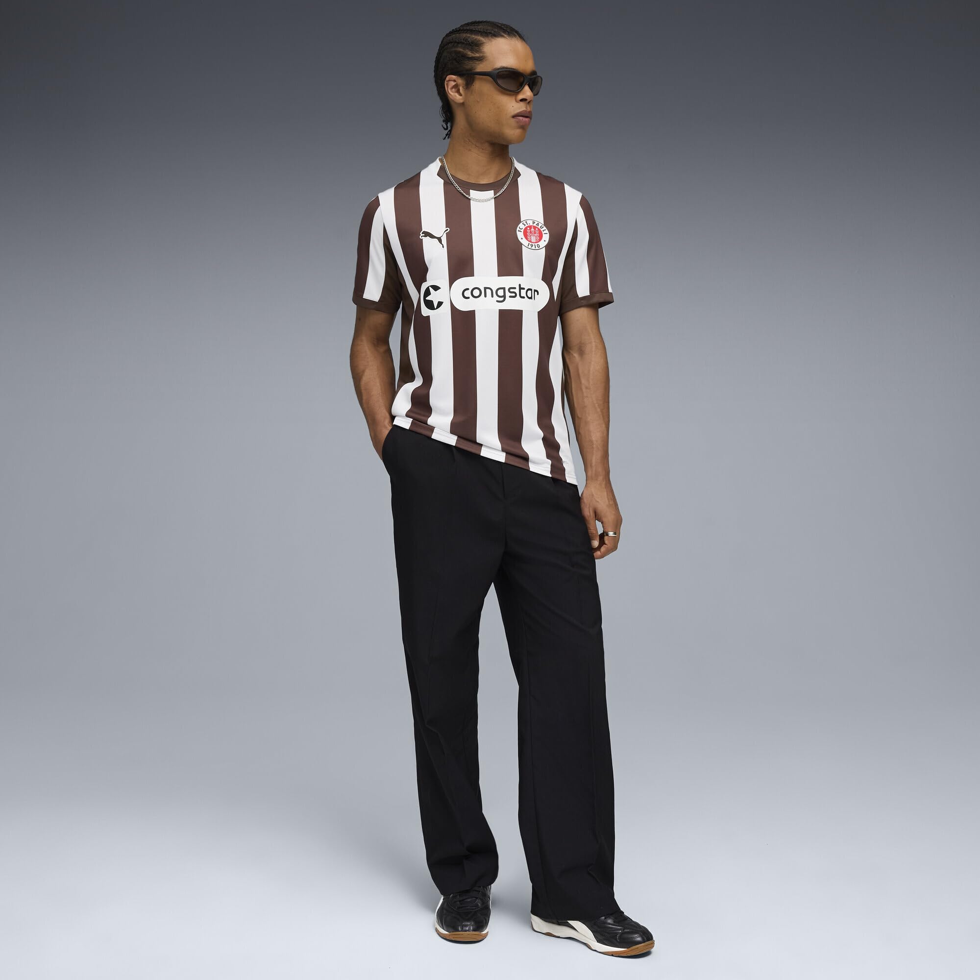 Puma FC St.Pauli Home Jersey T-Shirt Uomo (Pacco da 1)