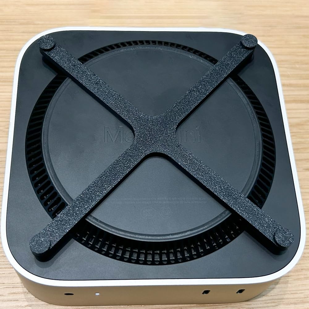 TerraAura 2024 Mac Mini M4 Stand – Power Button Base for Easy On/Off Access – Must-Have Accessory