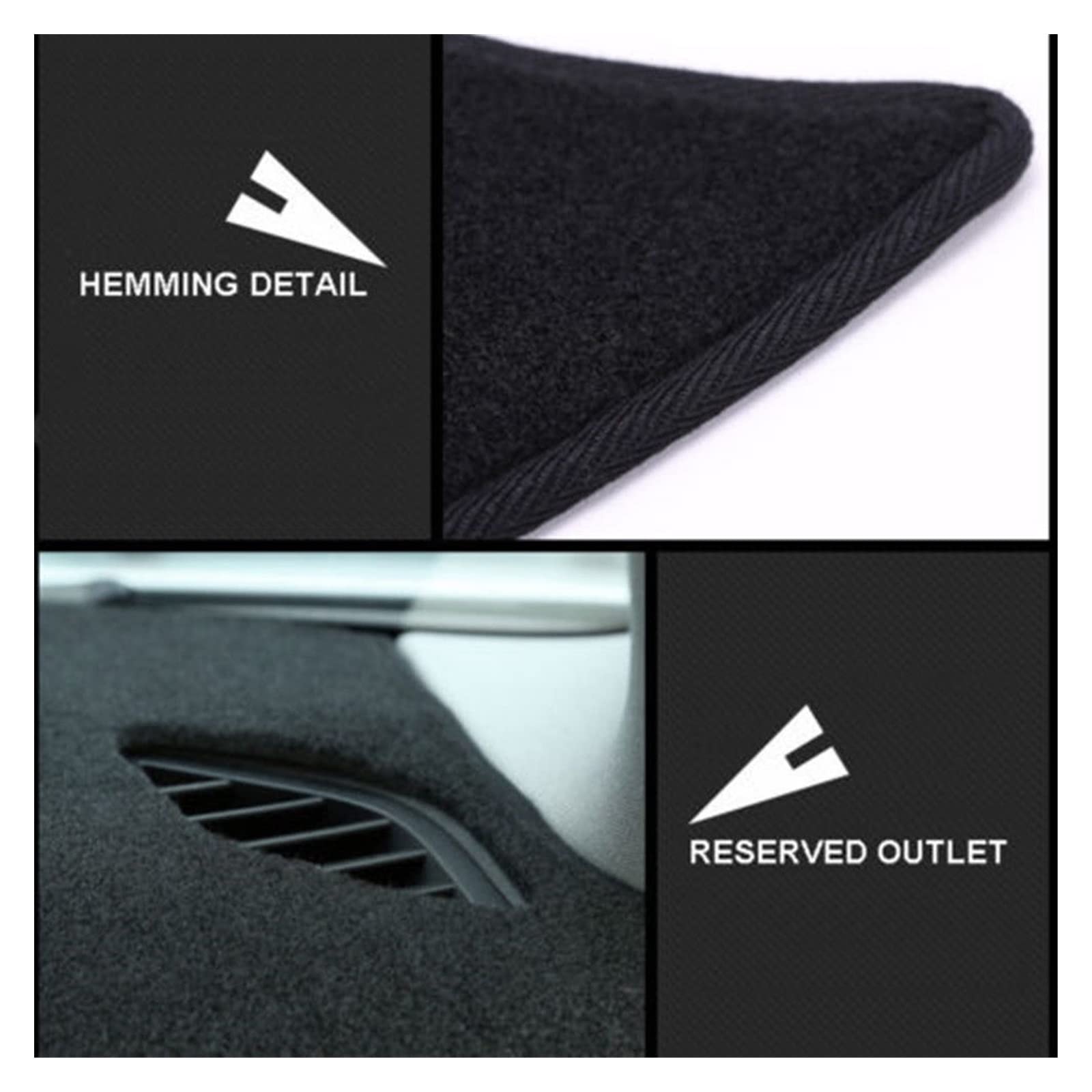 Cubierta Salpicadero para Nissan para X-Trail para X Trail para T32 2014-2020 Alfombrillas Protectoras para Salpicadero De Coche Alfombrilla salpicadero (Talla : Volante Izquierda)