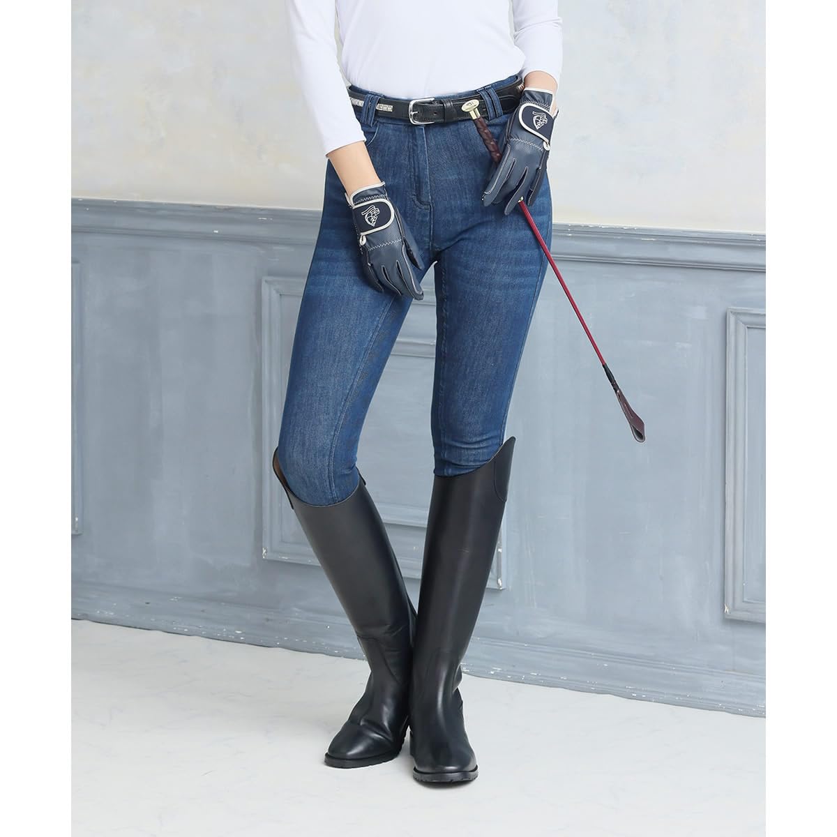 未使用】HV POLO キュロット パンツ LUCILLA FG フルグリップ 38