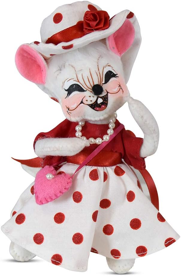 Annalee 6in Sweetheart Girl Mouse