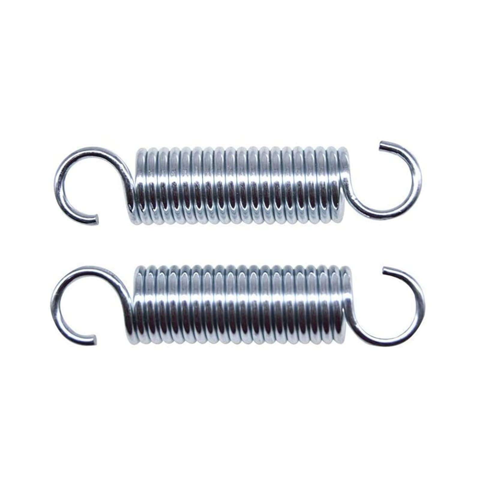 Ressort de tension en acier plaqué zinc noir avec revêtement de crochet pour écr Ressort de tension en acier plaqué zinc noir avec revêtement de crochet pour écr