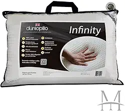 Travesseiro Dunlopillo Infinity, 100% Látex, Branco, para fronha 50 x 70 cm