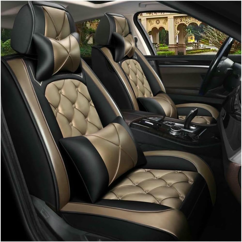 Housses de protection Isuzu Trooper dorées en textile premium résistant - 5
