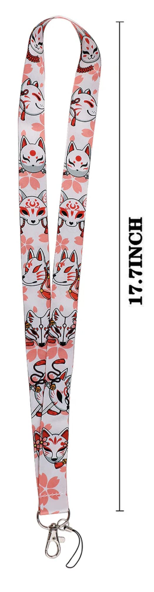 Amazon.com : Pinstant Fox Kitsune Mask Japanese Cherry Blossom