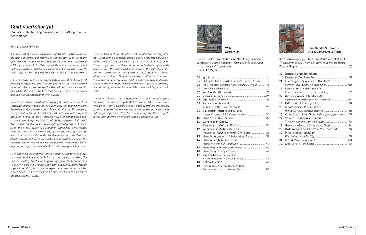 Architektur Berlin. Building Berlin, Vol. 10