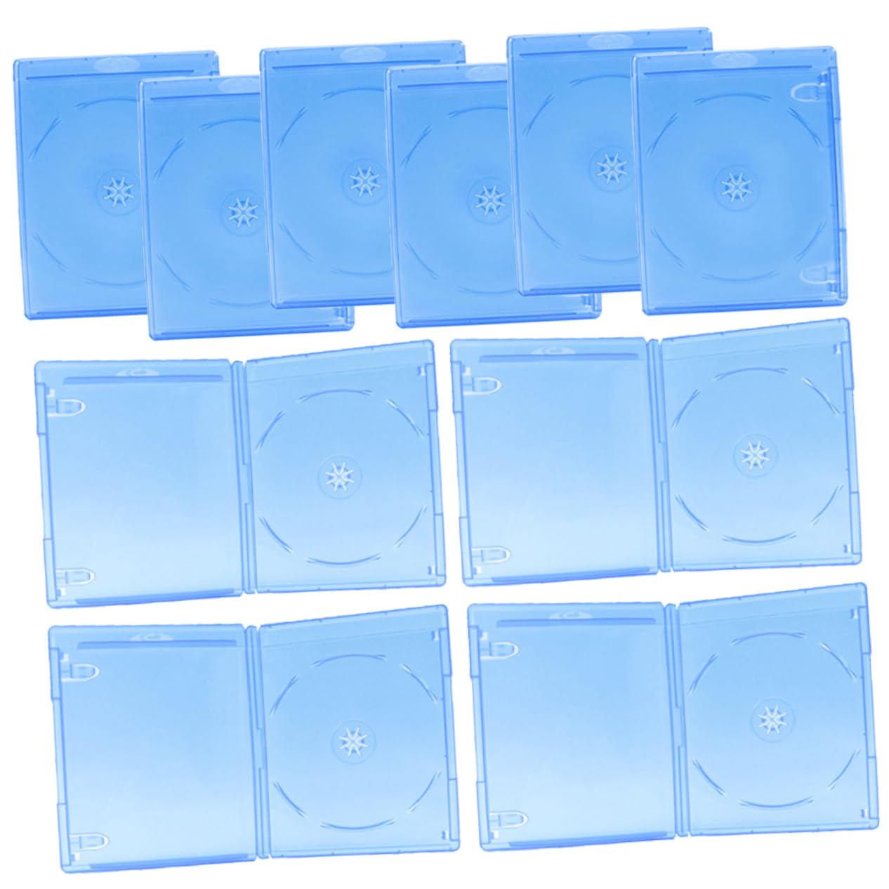 Alipis Scatole Da 15 Pezzi Custodia CD custodie standard per dvd ie per dvd singoli CD ia Scatola piccola ia per organizer porta plastica