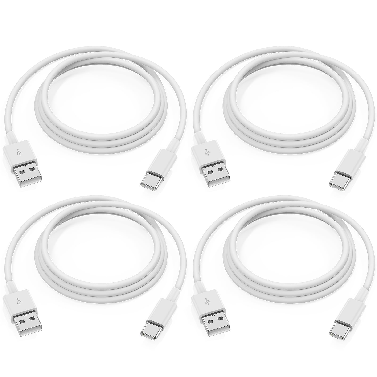 4Pack Car Carplay Cable for iPhone 16 15 Pro Max 15 Plus Car Charger Cord,3.3FT [Apple MFi] USB A to USB C Cable Carplay Adapter Cord Fast Charging for iPhone 15 16 Plus,iPad Pro 13/11,iPad Air 5/4