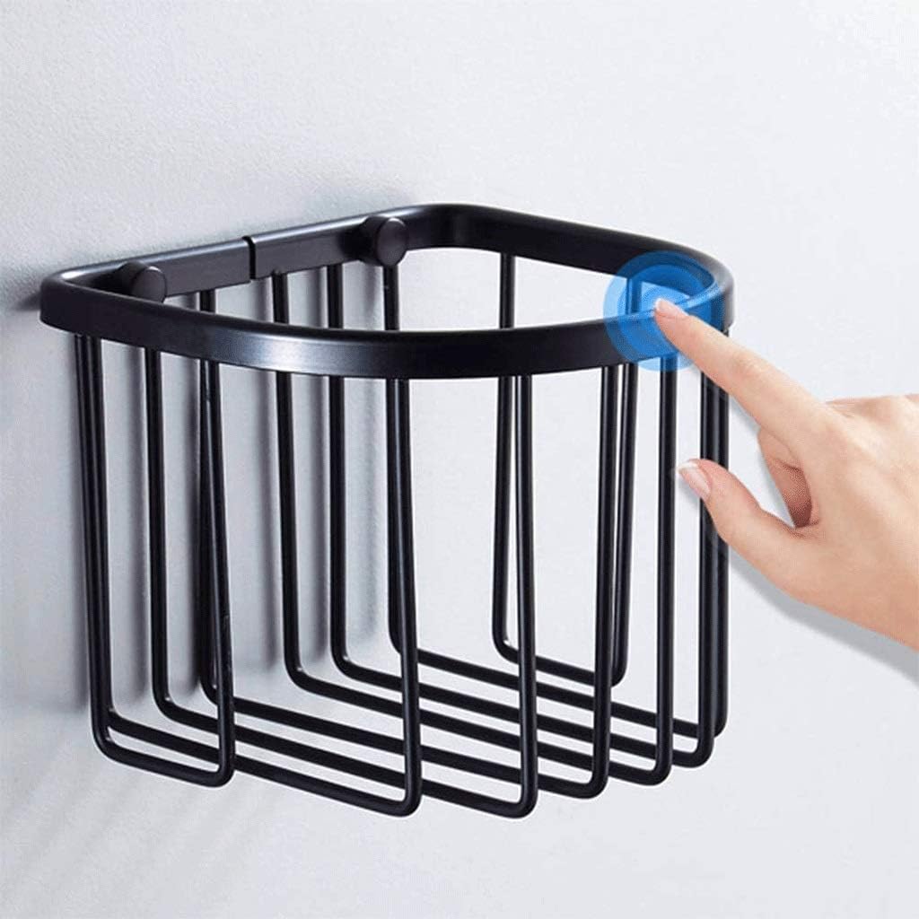 Stainless Steel Tissue Holder, Industrial Toilet Paper Holder with Rustic Cast Iron Pipe Hardware for Bathroom, Washroom