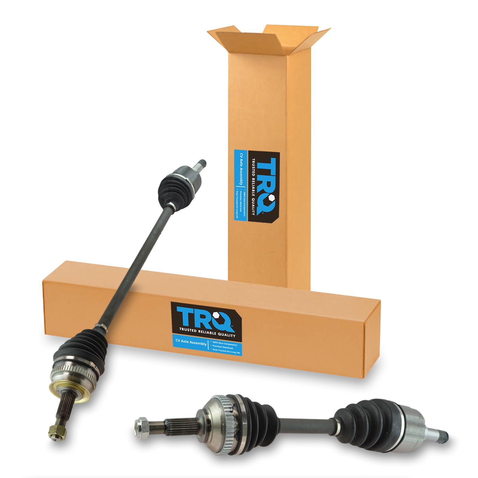 TRQ Front Driver and Passenger CV Axle Assembly Set