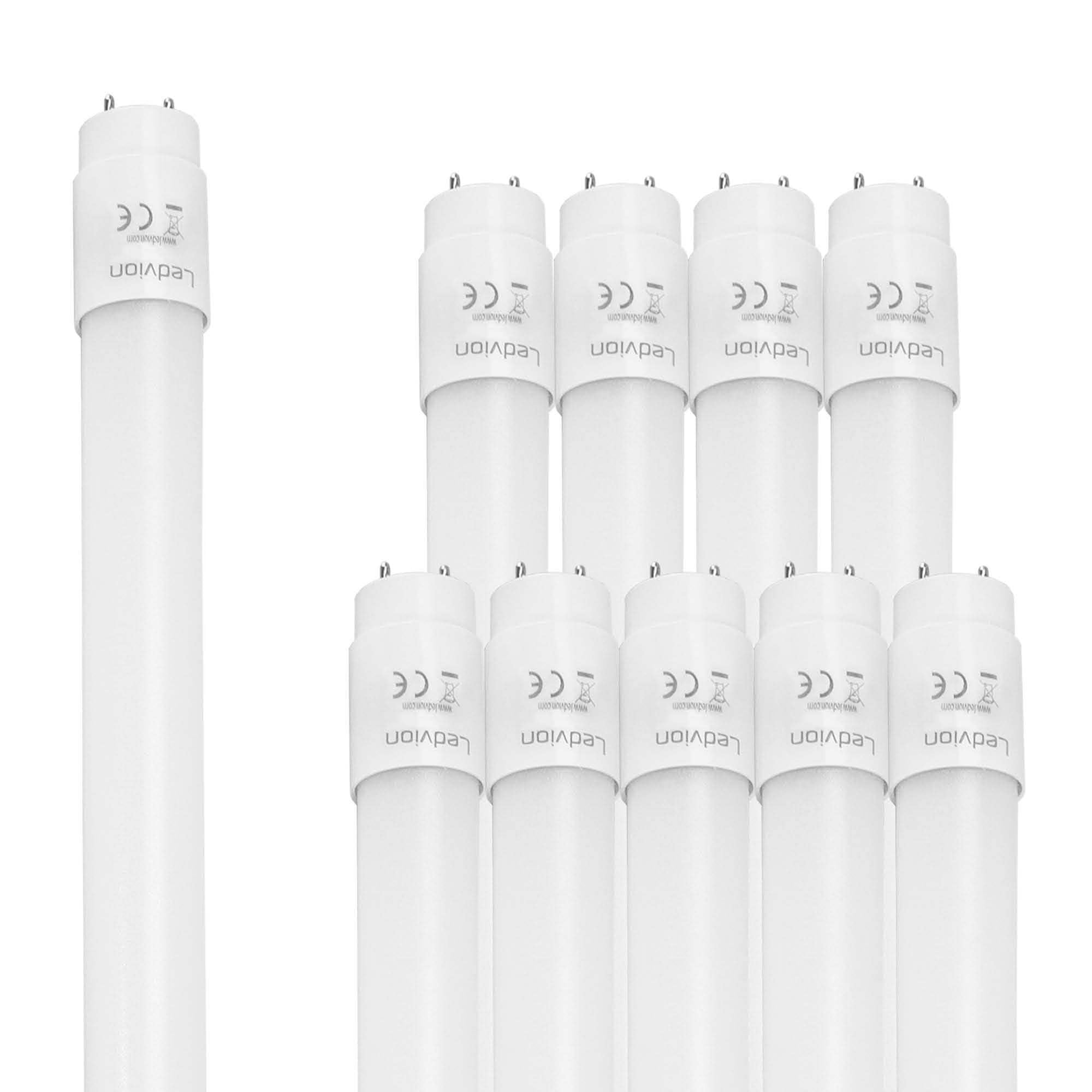 Ledvion 10er Set LED Röhre 150cm 15W 2400lm 4000K