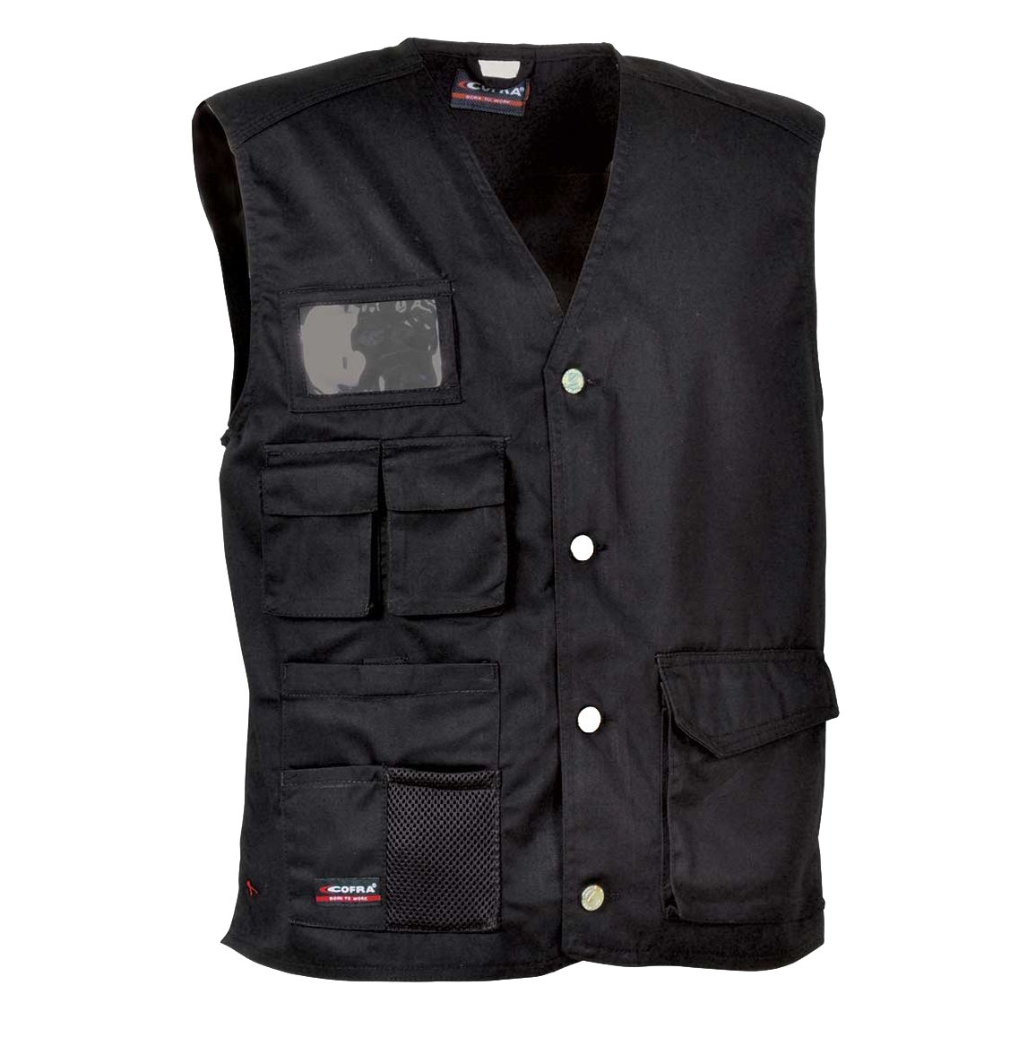 Cofra V285-0-05.Z/4 Monastir Gilet , Noir , Taille L