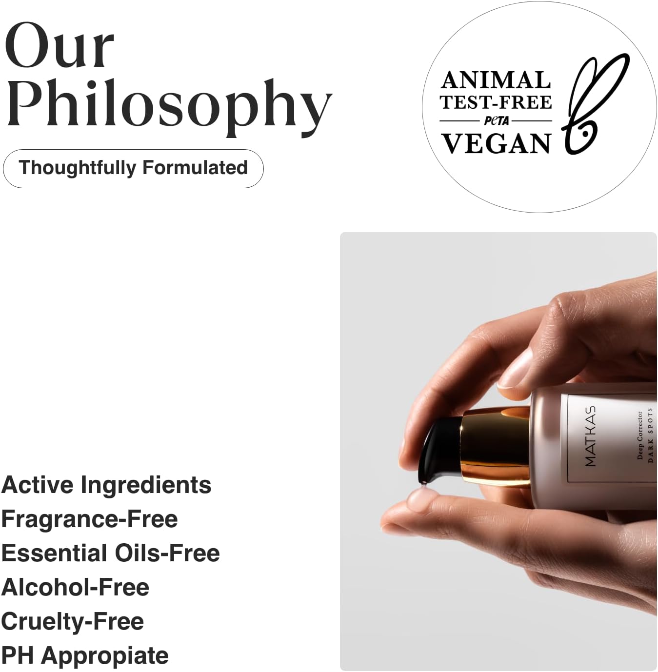 MATKAS Korean Dark Spot Remover for Face Serum - for Uneven Skin T