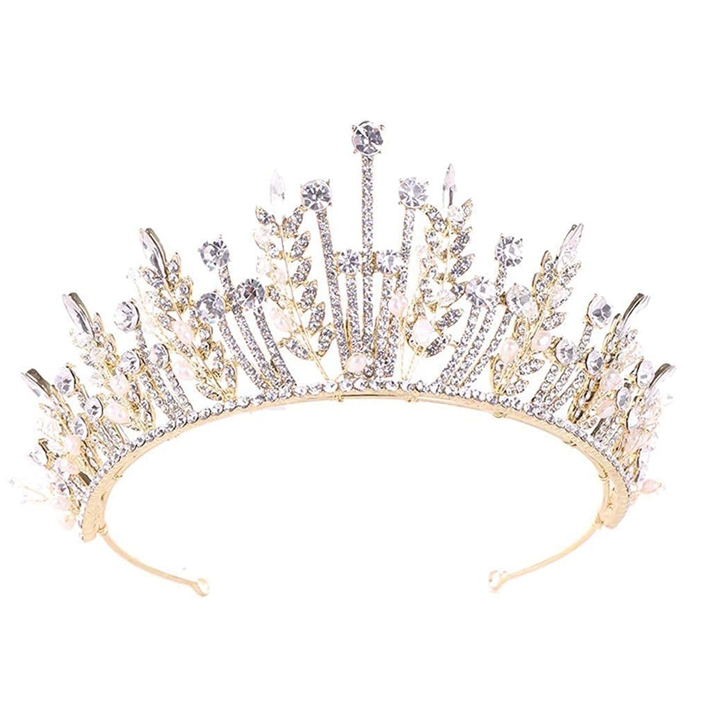 Crown, Royal Crystal Tiara Crowns Hair Jewelry Wedding Pageant Bridal