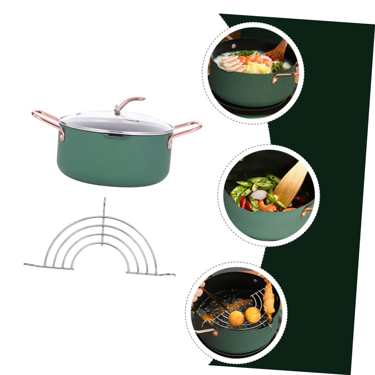 Alipis Bote de Comida Complementaria para Bebés Olla para Sopa y Hogar Sartén de Cocina Color Surtido para Alimentación Infantil Color Aleatorio
