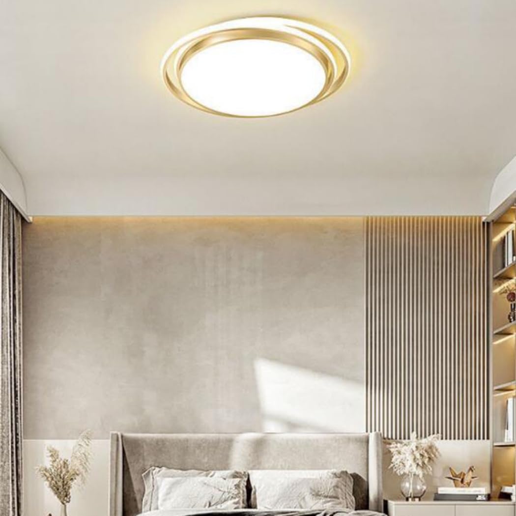 Regulowana Lampa Sufitowa Trójkolorowa Cienka, Płaska, Nowoczesna Oprawa Oświetleniowa Do Montażu Podtynkowego z Akrylowym Kloszem Lampy Sufitowe LED Nowoczesne, Minimalistyczne, Eleganckie KNBVFHG