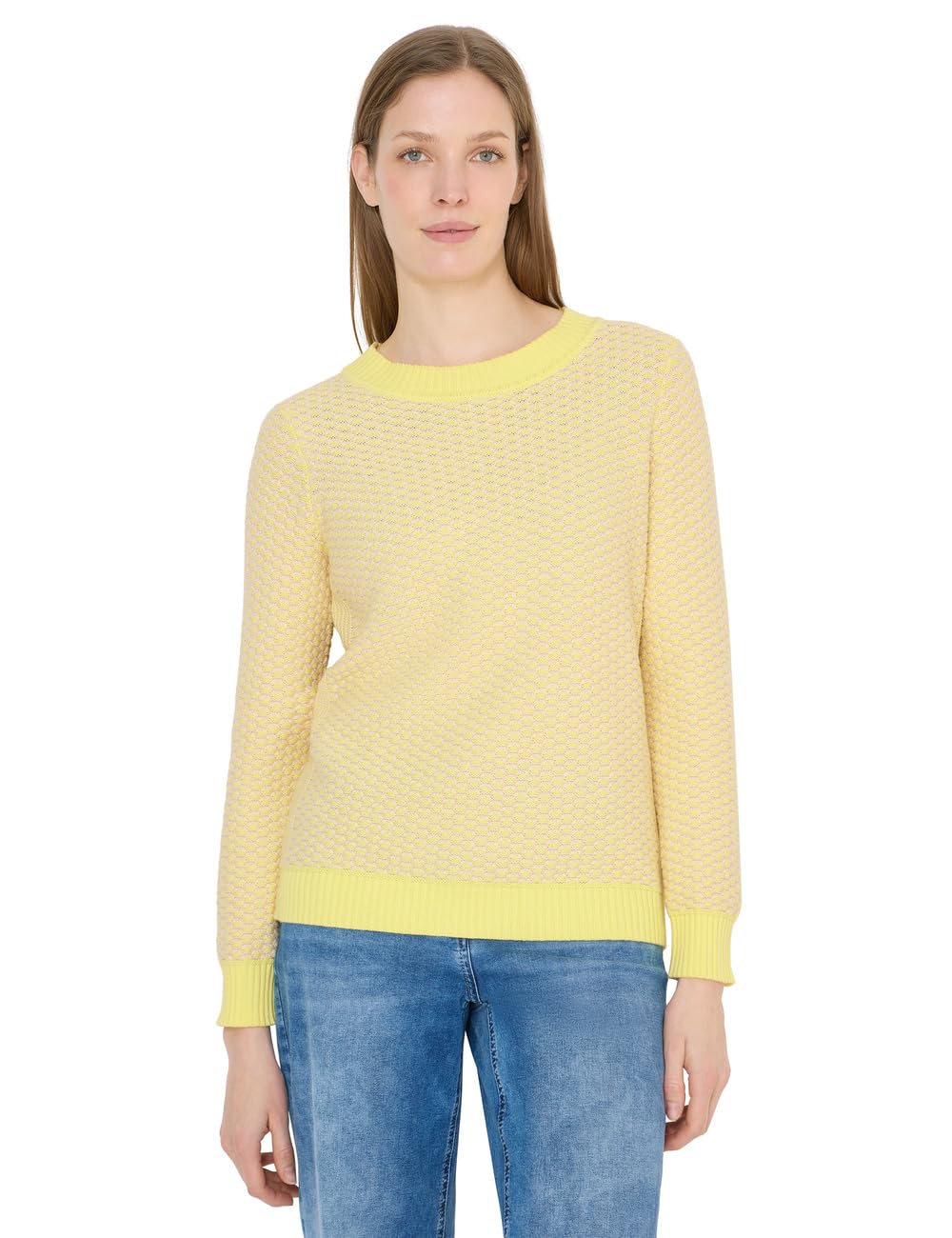 Cecil Damen Two-Tone Pullover
