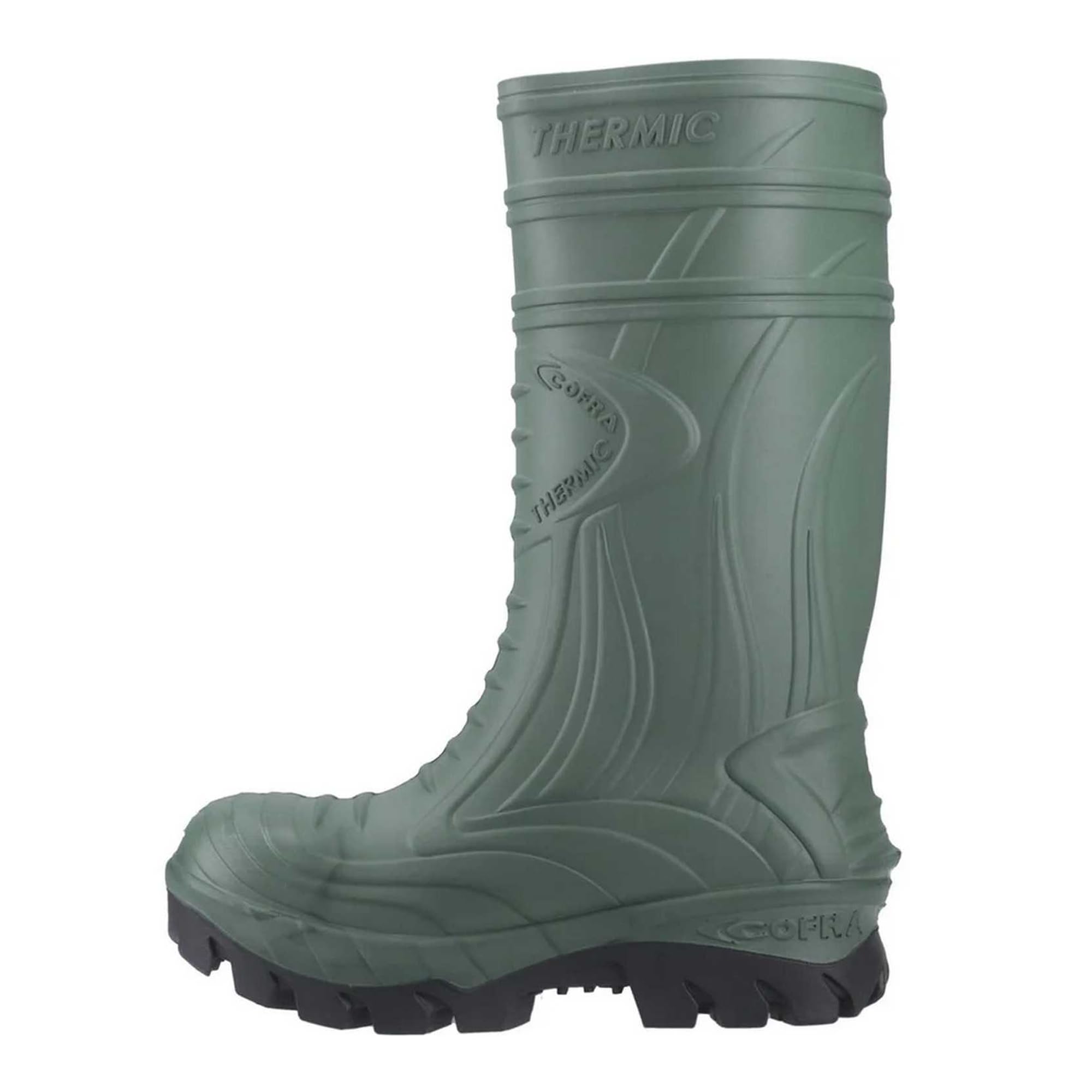 COFRA THERMIC BLACK S5S MET MISURA STIVALE PU/GOMMA ANTISTATICO Scarpa da lavoro antinfortunistica termica isolante dal freddo
