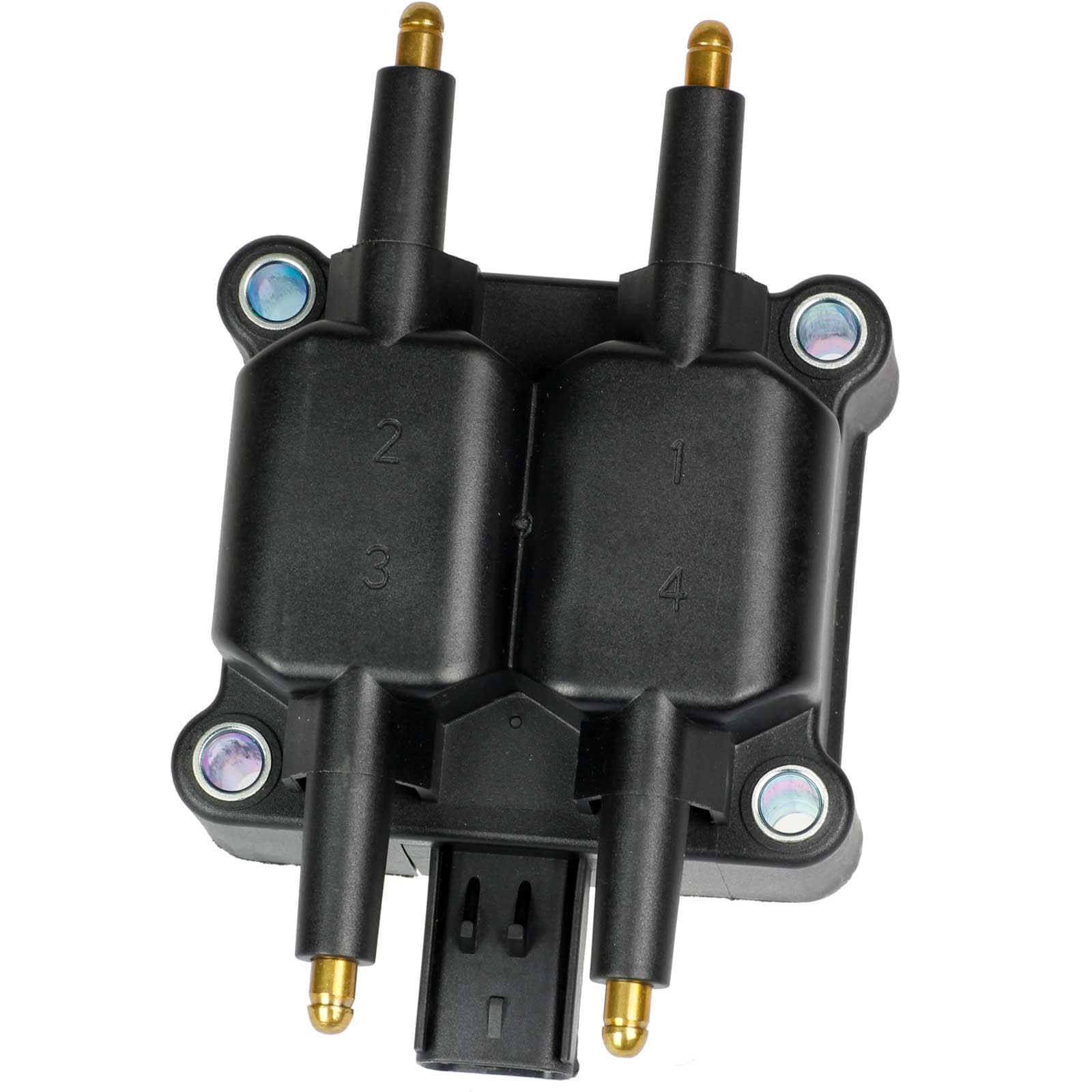Zündspule + Kabelsatz + Zündkerzen | 03SKV078, 53-0175 (ZEF1480), 0242235668 Kompatibel mit Mini (R50, R53),Mini Cabriolet (R52)