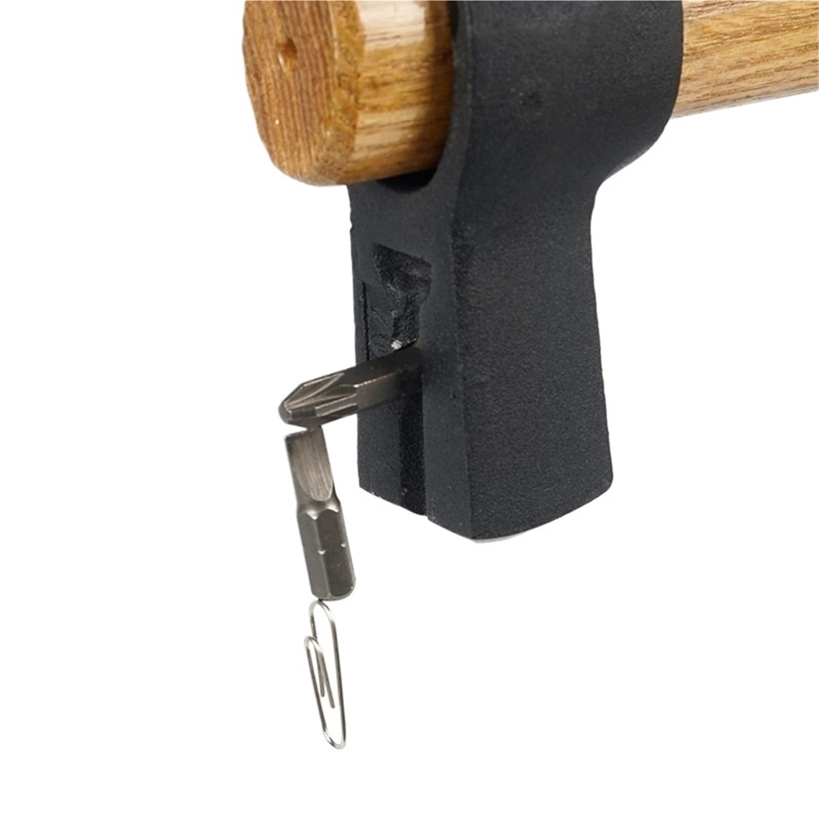 Martello da carpentiere 650G Chiodo con manico in legno for rompere la finestra Strumento for colpire il
