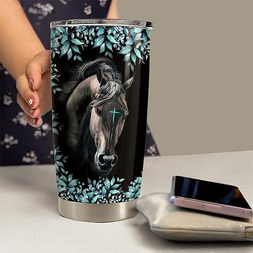 Vista 18 de SANDJEST Vaso de 20 onzas con diseño de águila con la bandera estadounidense, regalos para hombres y mujeres, vasos aislados de acero inoxidable