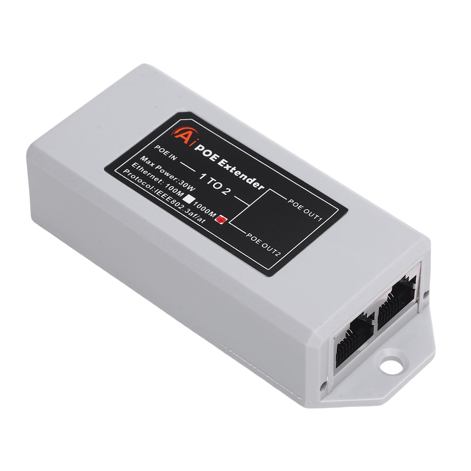 1 in 2 Out Gigabit PoE Extender, 2 Port Long Distance PoE Repeater, Support IEEE802.3af at with 1000Mbps, for IP Cameras, Phones-image-22