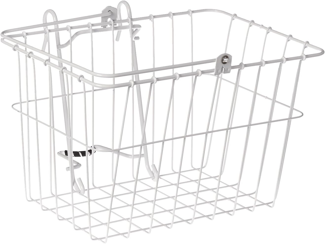 Wald Standard Bicycle Lift Off Basket, #133 White 14.5" x 9.5" x 9"