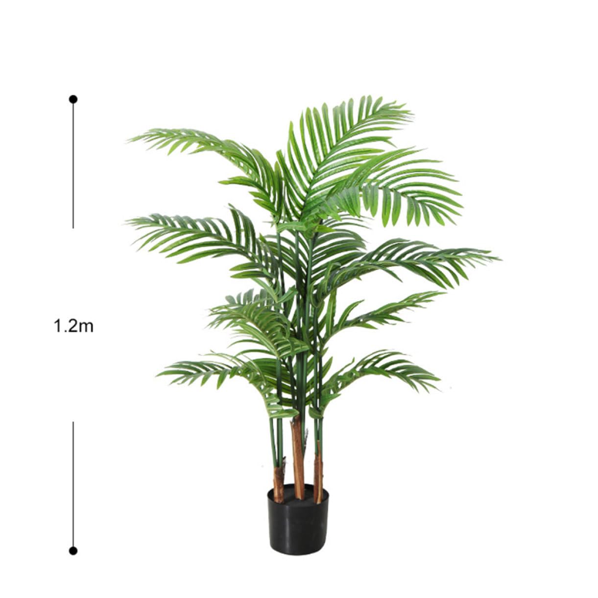 Amazon｜HGJH フェイクグリーン 大型 ヤシ インテリア 茎付き 葉っぱ