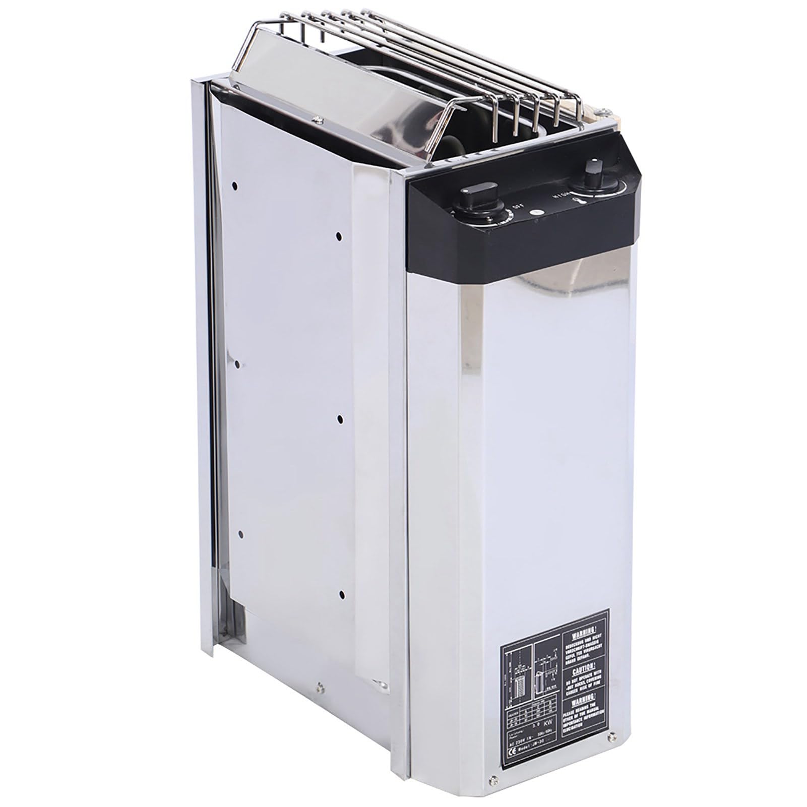 3KW Calentador de sauna Estufa de calefacción de sauna Tipo de control interno Calentador de sauna Estufa de sauna de acero inoxidable Equipo de calefacción de sauna
