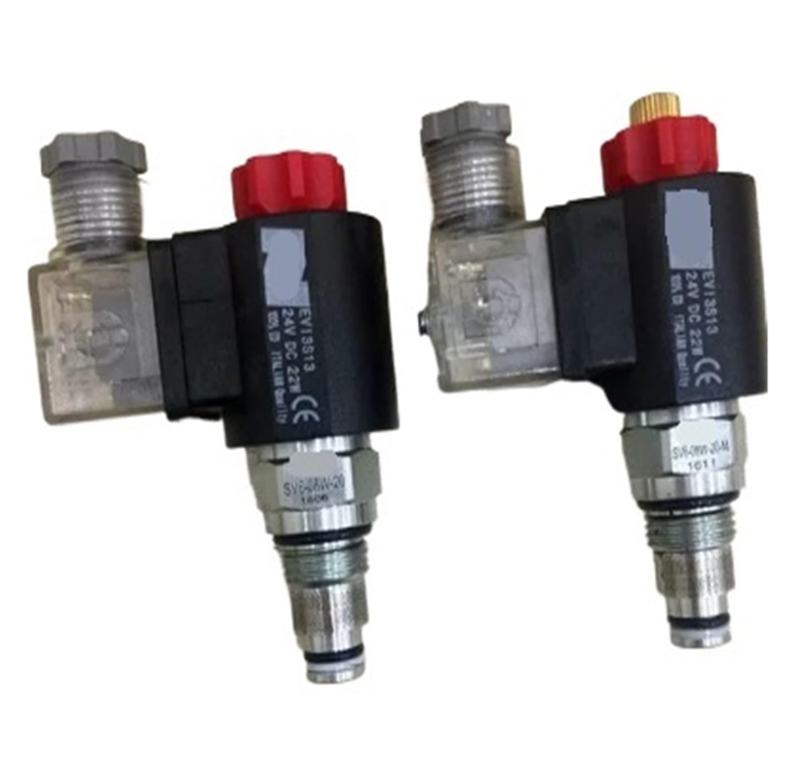 LEOTNNDQ 1pcs Check Valve SV6-08W-20 SV6-08W-21 SV6-08W-22 SV6-08W-23 SV6-08W-24 SV6-08W-25 Threaded Hydraulic Cartridge Solenoid Valve(DC12V,SV6-08W-21)