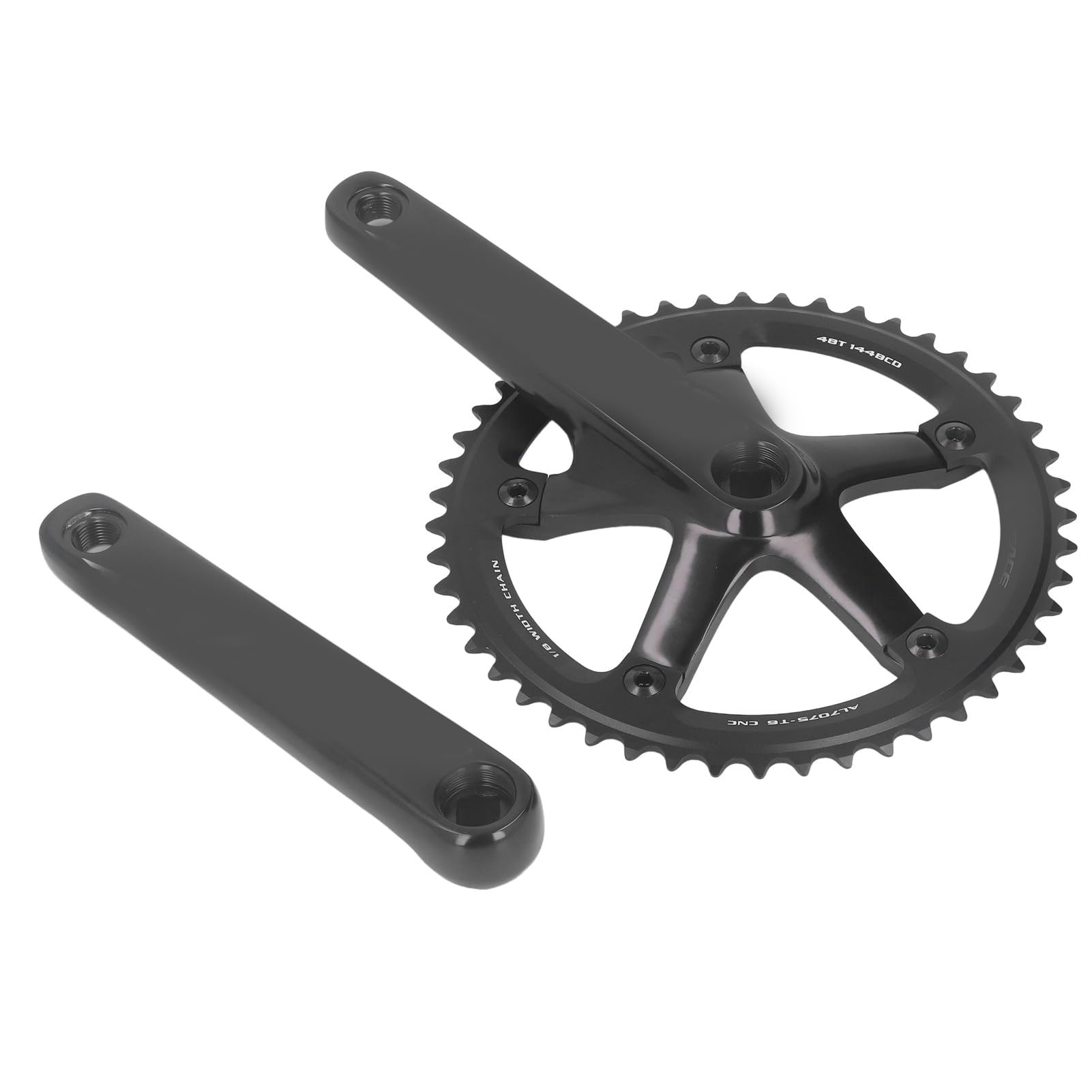 Rowerowa Tarcza, Lekka 48T Rowerowa Rowerowa Crankset Aluminium Topin -Stoy Bikring na Rower na Stałym Biegu na Mountain Road