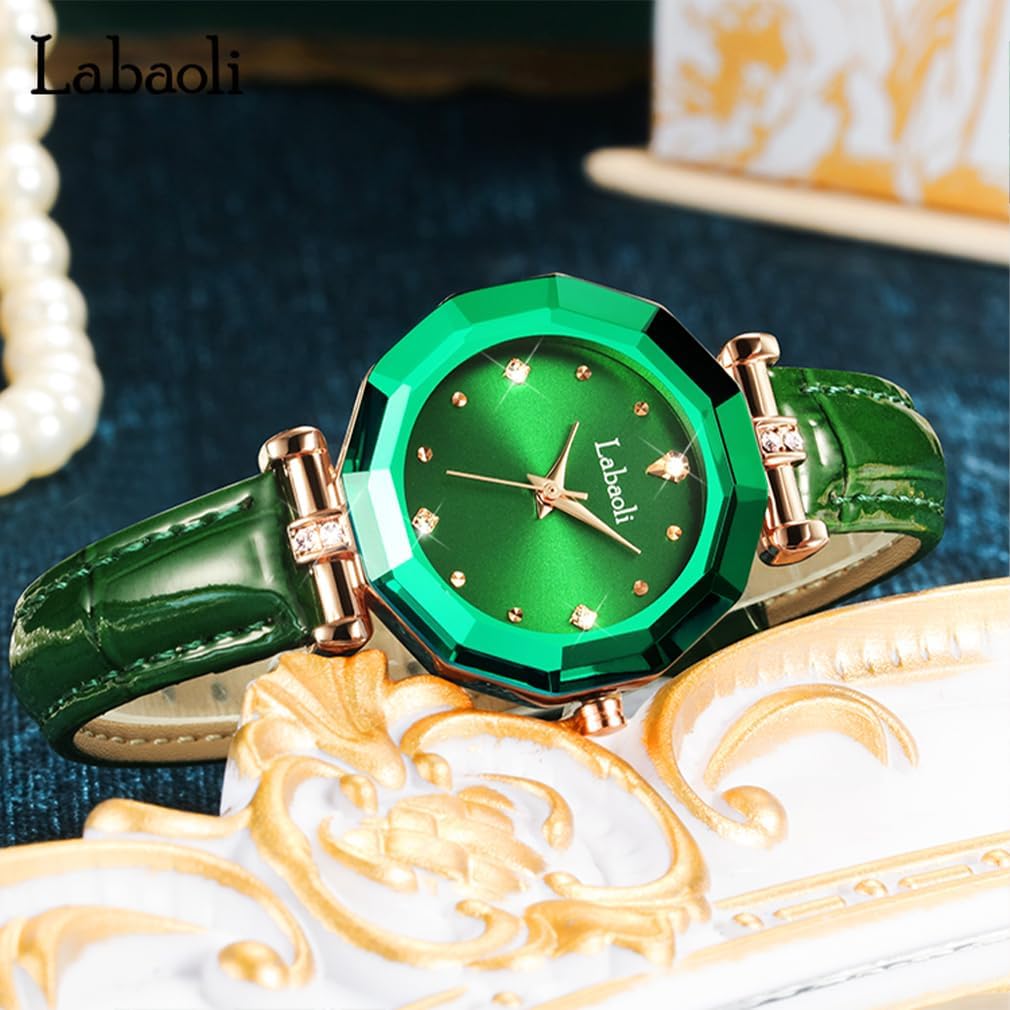 Crystal Watches for Women Fashion Luxury Diamond Rose Gold Stainless Ladies Female Luxury Dress Business Waterproof Simple Quartz Wife Gifts Blue Wrist Watch - Image 5