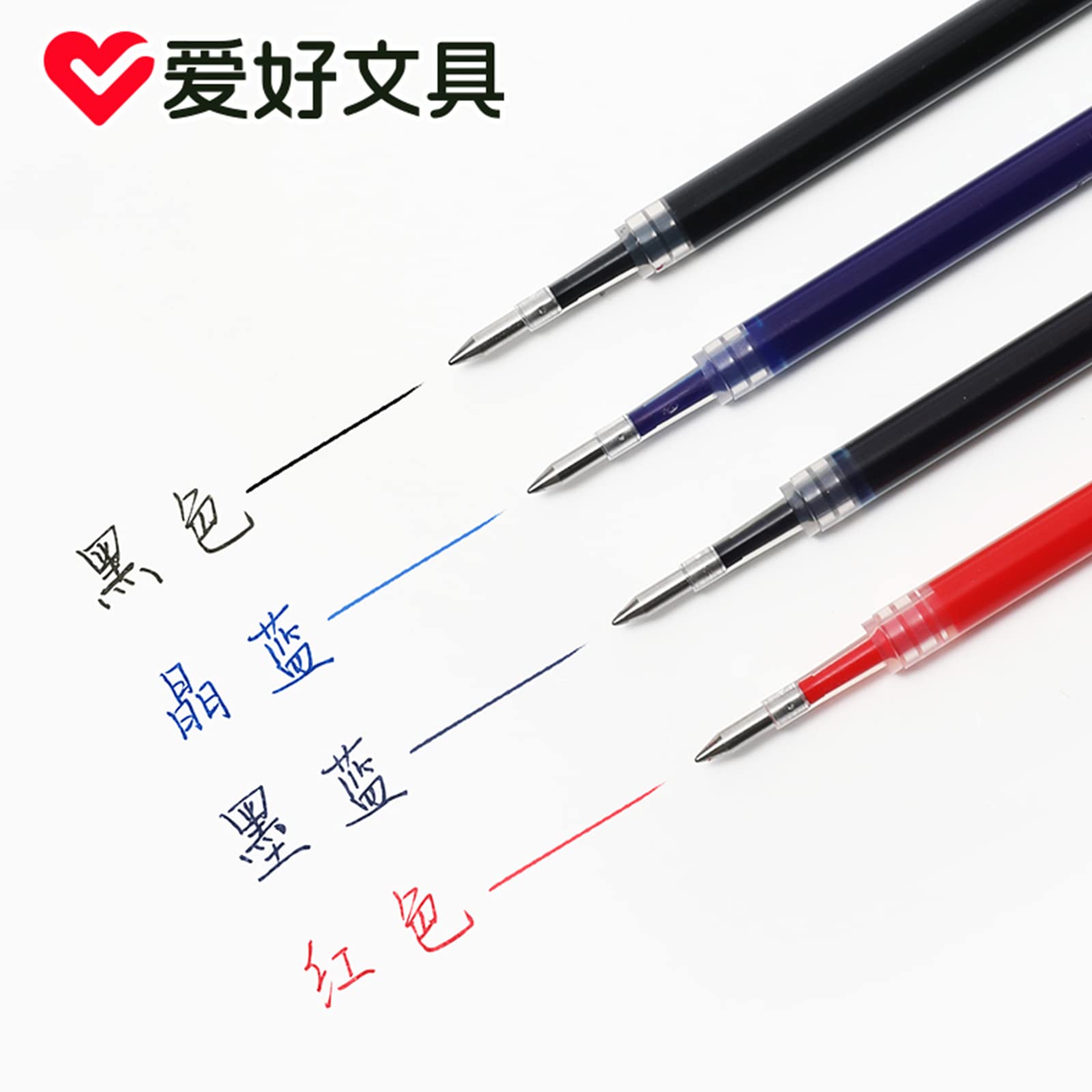 0 5mm Gel Inks Pens Rollerball Inks Straight Liquid Gels Pen Roller Pen Refill Writing Liquid Inks Quick-Dry — view 6