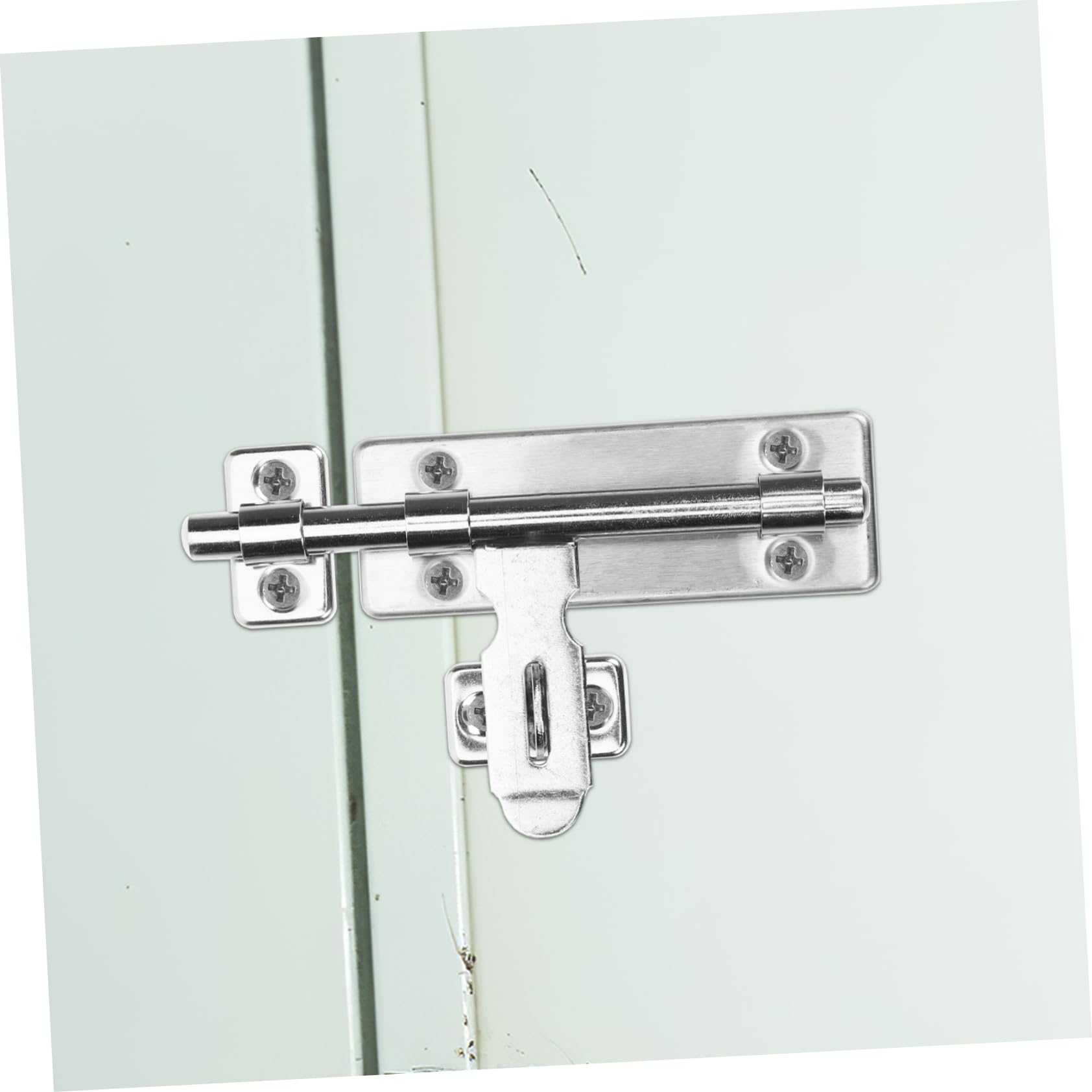 Pestillo de puerta, cerradura de puerta, 2 piezas de protección de puerta corrediza oculta, palanca de bloqueo, Perno de palanca, cerradura deslizante al ras, Perno de acción, Perno de puerta