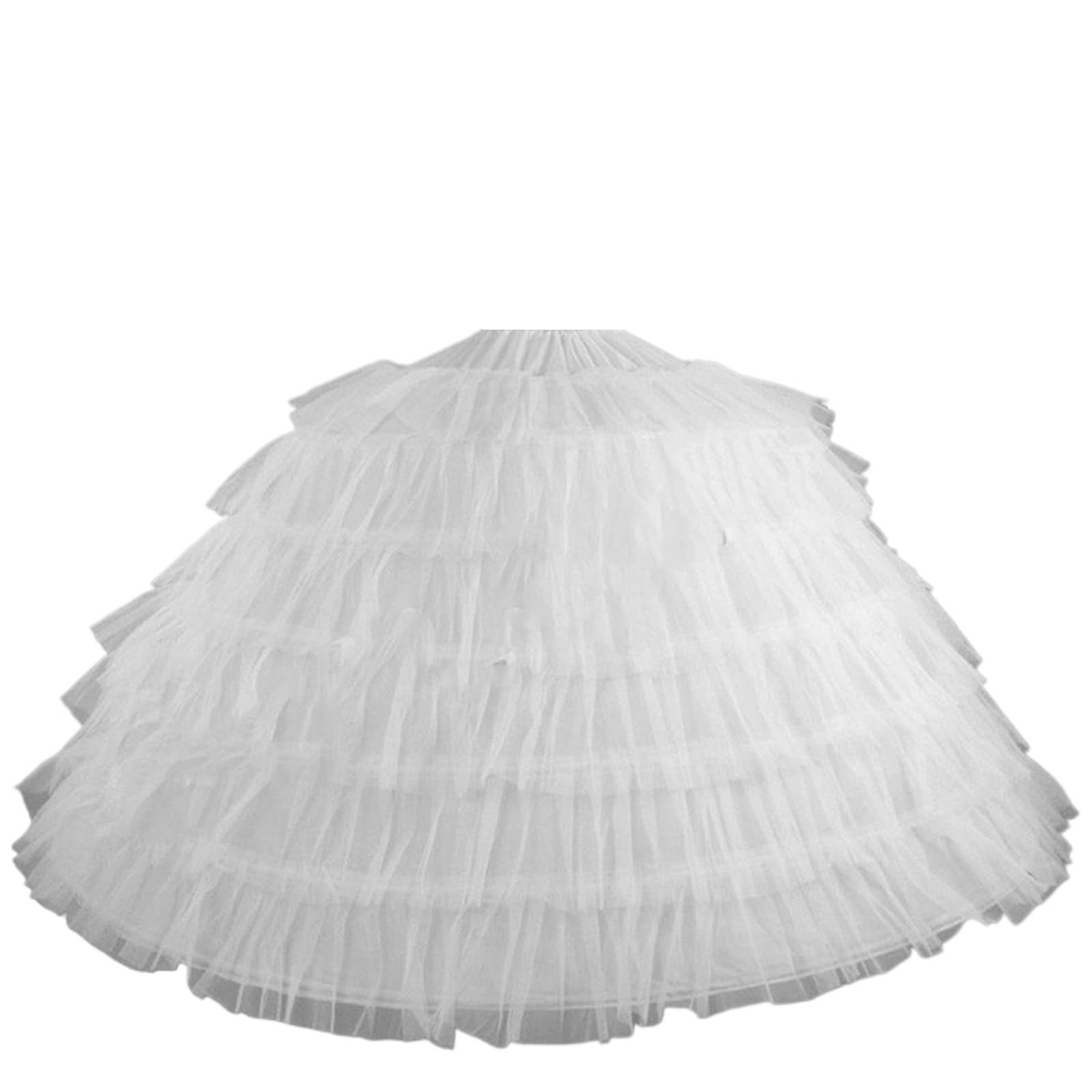 Jupon Sous Robe Femme Jupon de mariée blanc avec cerceaux et accessoires mariage