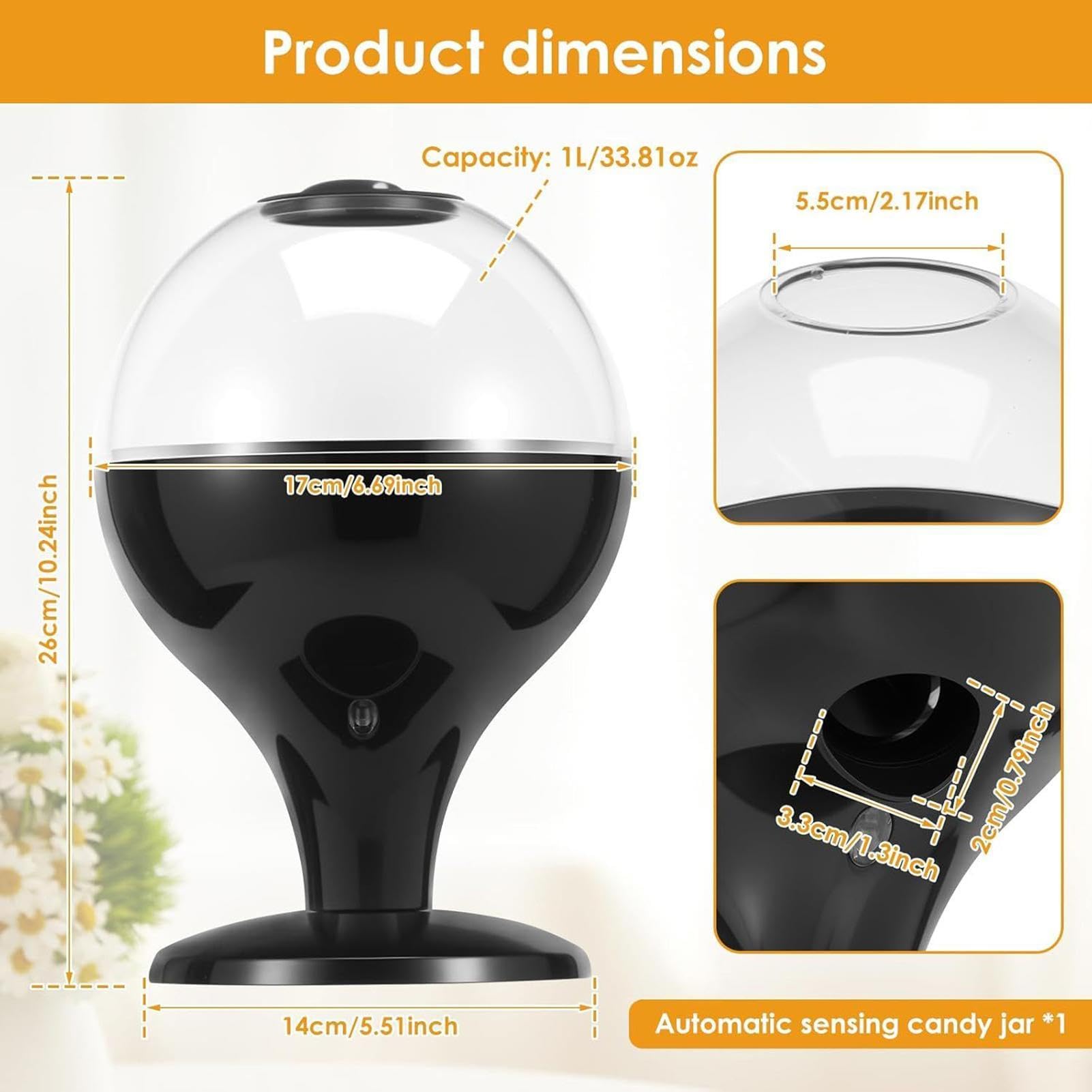 Automatischer Süßigkeitenspender Automatischer Veranstalter | Süßigkeitenspender Für Weihnachten Halloween Home Office Snack Süßigkeiten Nüsse Trockenfrüchte