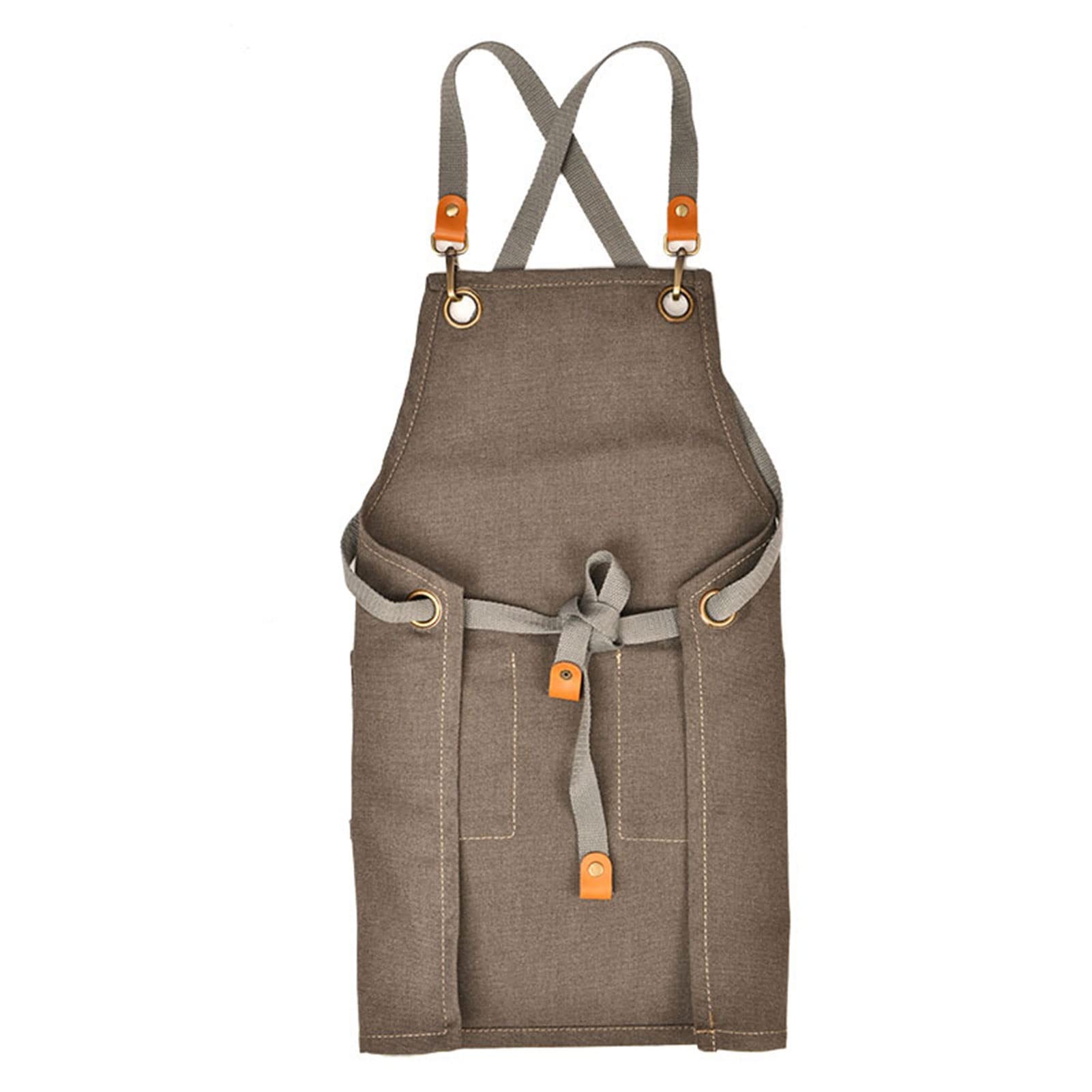 Arbeitsschürze Schürzen for Männer, Arbeitsschürze for Männer, strapazierfähige Werkzeugschürze aus gewachstem Canvas for Schreiner, Holzarbeiter