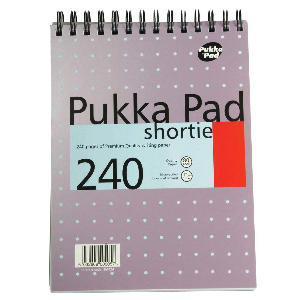Pukka Pads SM024 Shortie Metallic 240 Page PK3