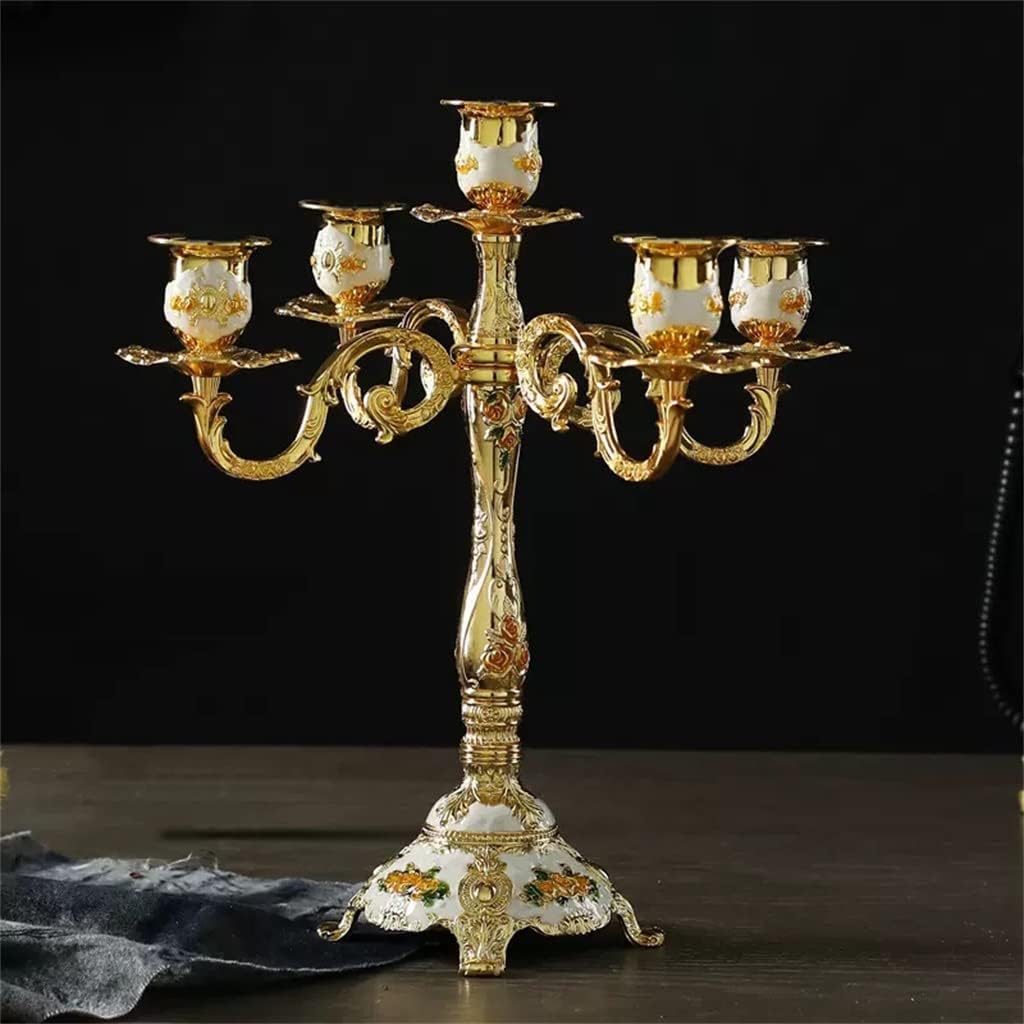 Candle Table European Ornaments Retro Palace Home Romantic Gift Candlelight Evening Wedding Props