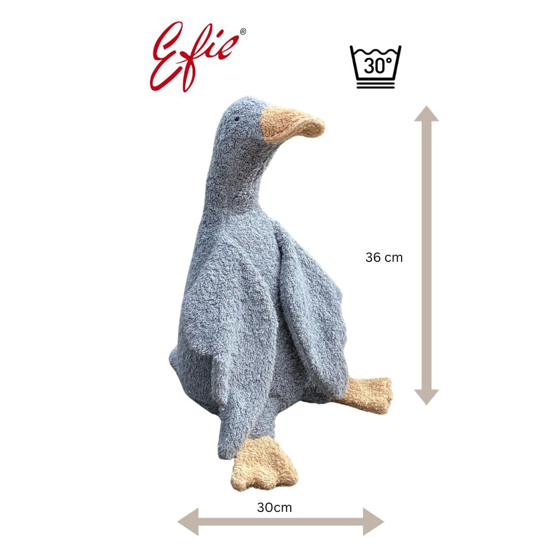 Efie Bio-Kuscheltier Set Gänse 2er-Set aus Baumwolle mit recycelter Füllung handgefertigt in Deutschland