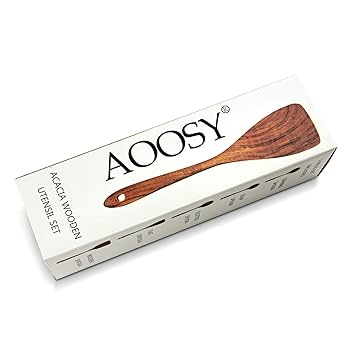 Amazon | AOOSY キッチンツール5点セット 天然木製 中華鍋用