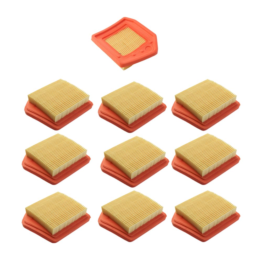10Pks Filtro de Aire 4147 140 4400 Compatible con cortacésped FS240 FS240R FS240CE FS360CE FS460CEM FR460TCEM Piezas de Repuesto