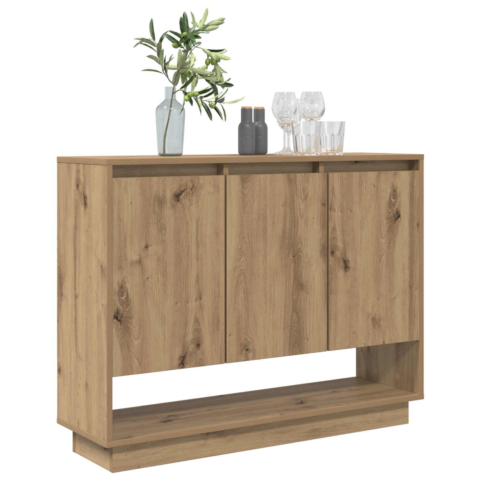 Credenza in rovere Artisan, 97 x 29 x 75 cm, in legno