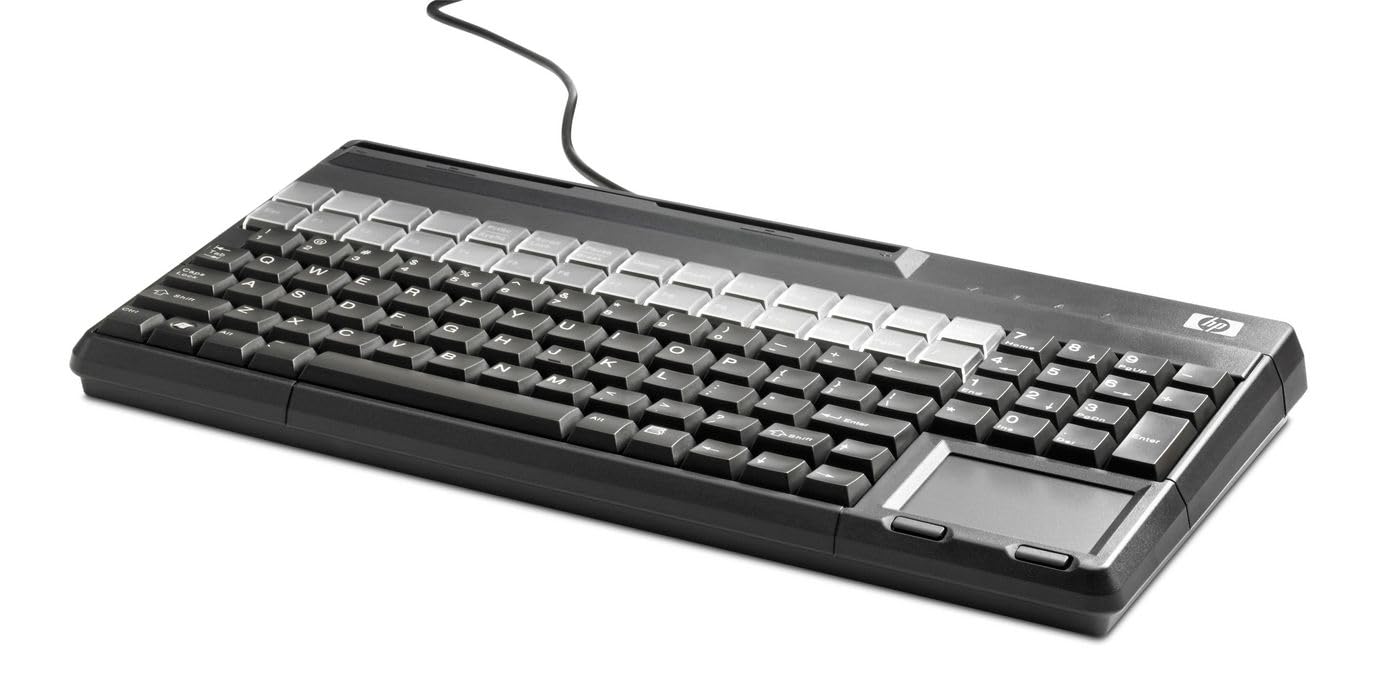 HP Pos USB Keyboard with Magnetic Stripe Reader W128274421 Magnetic Stripe Reader