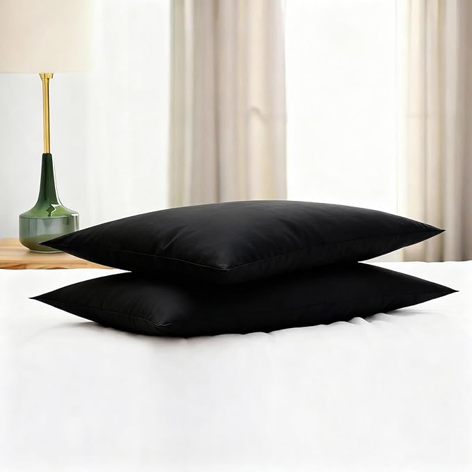 Set 2 Almohadas Delgadas King Extra Suave Relleno Alternativo a Plumas miniatura 2