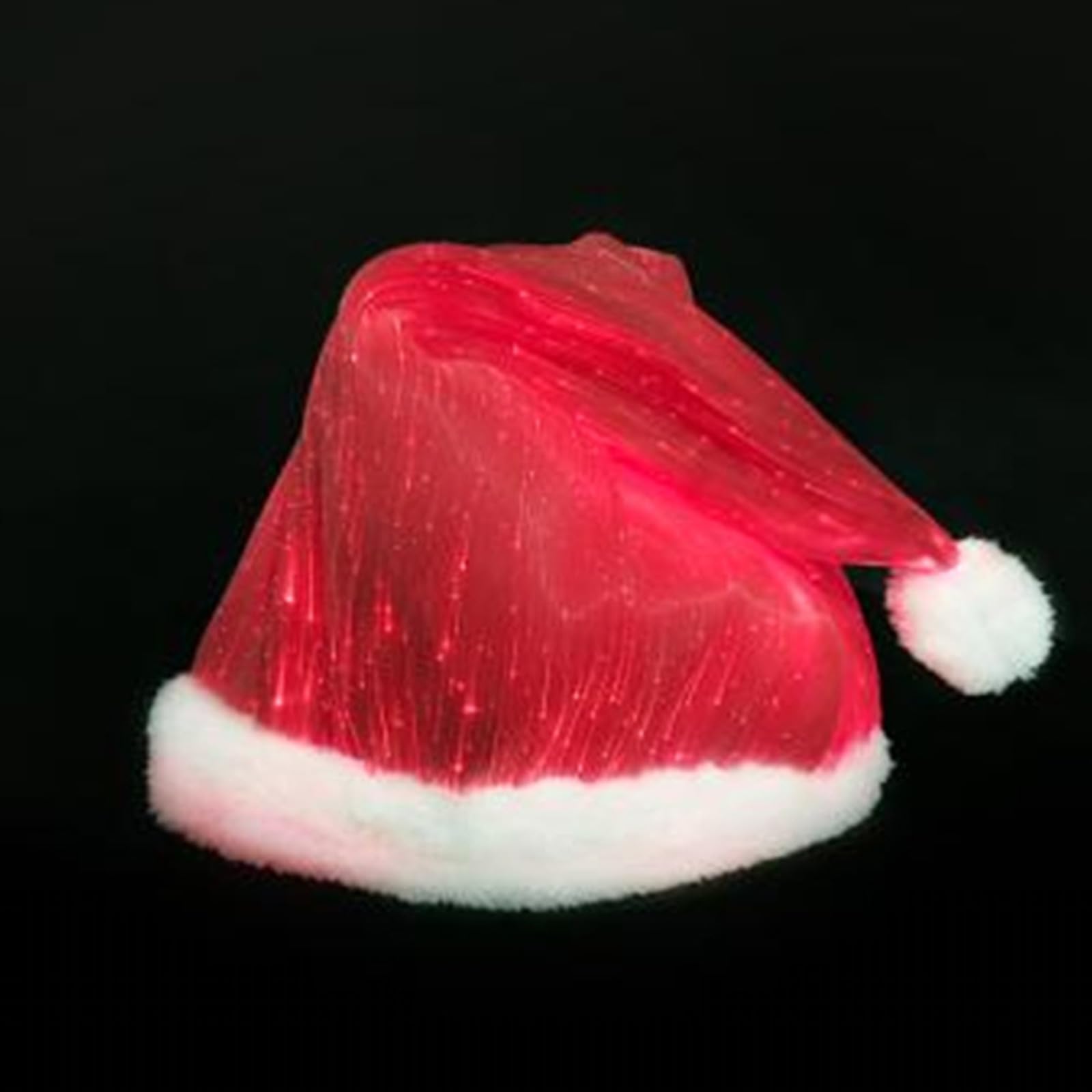 Up - Sombreros de Papá Noel intermitentes de Navidad, cómodos LED, adecuados para festivales, eventos, adultos, se iluminan